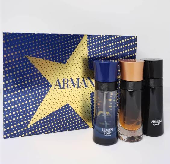 Giorgio Armani Code Gift Set 3 x 30ml men Divine Scent