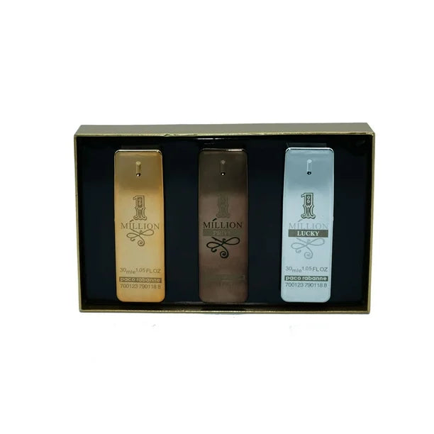 Paco Rabanne 1 Million Man Prive / Lucky Gift Set (3 x 30ml / men)